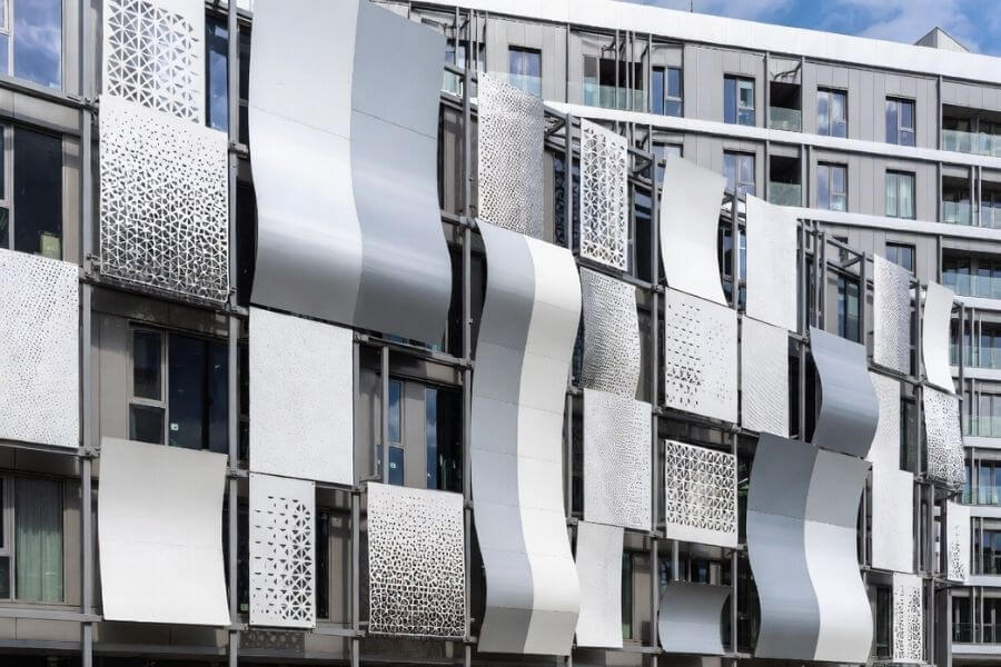 custom production MCM panels for complex facade design and large panel systems