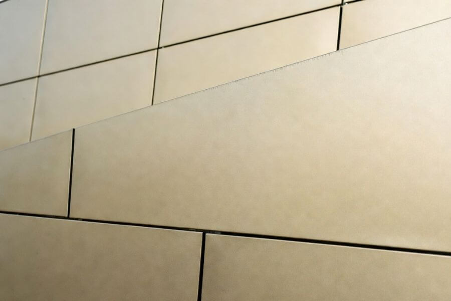 anodized ACP metallic finish appearance on building facade anodized ACP metallic finish appearance on building facade