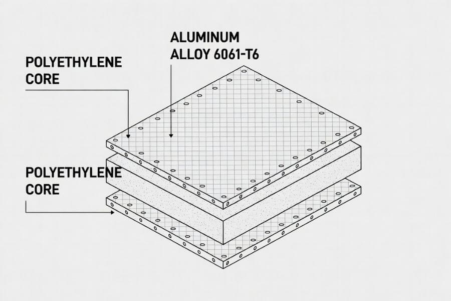 metal composite materials structure diagram aluminum composite panel layers metal composite materials structure diagram aluminum composite panel layers