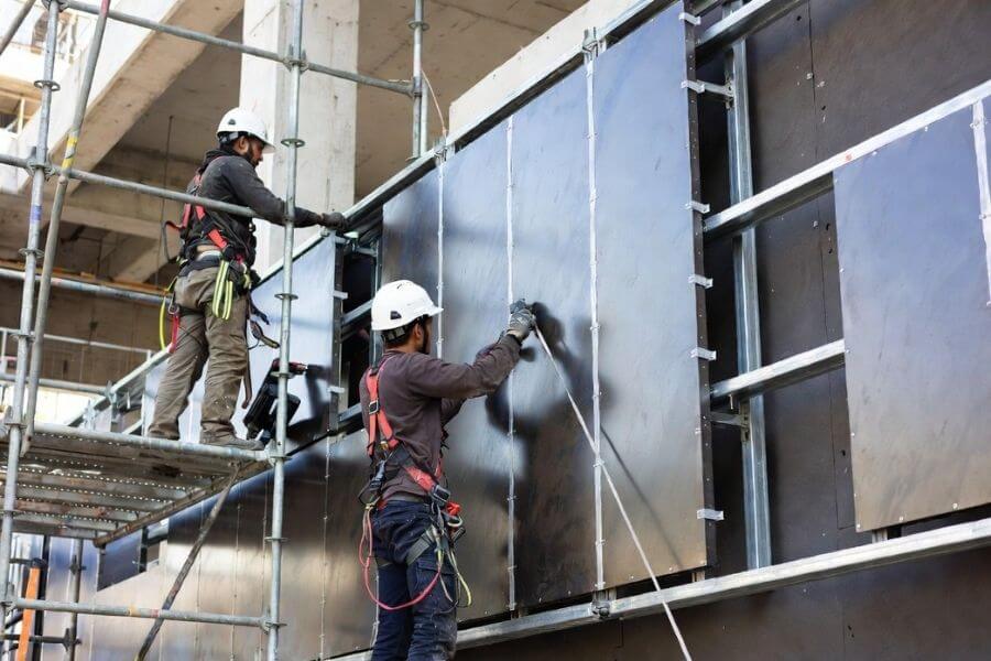 metal composite panels lightweight facade installation construction process metal composite panels lightweight facade installation construction process