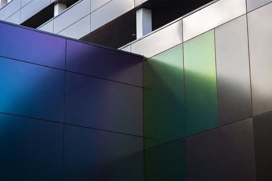 ACP color consistency issue caused by installation angle and light reflection ACP color consistency issue caused by installation angle and light reflection