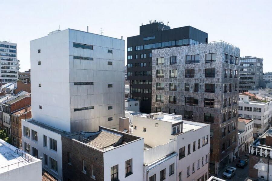 aluminum composite panel thickness used in low rise and high rise facade applications