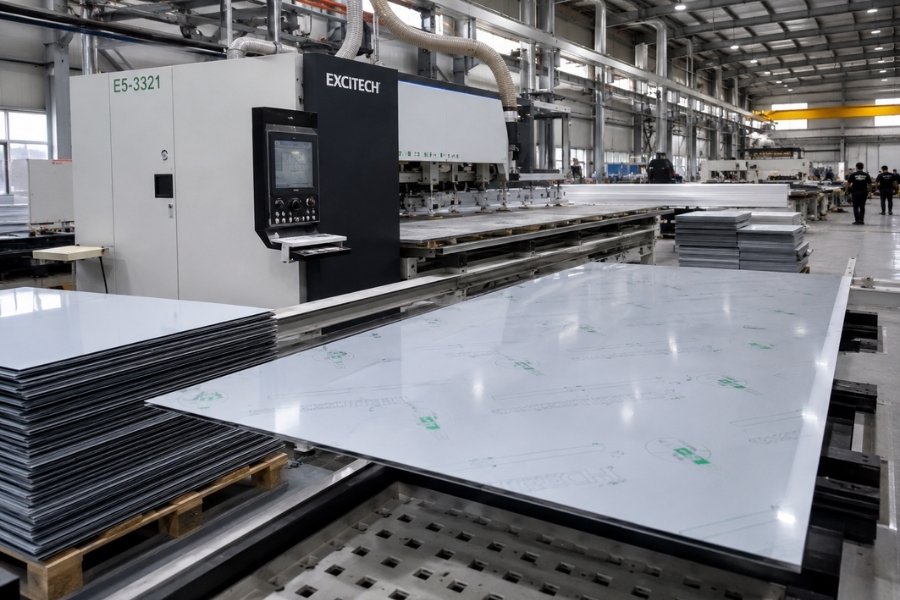 prefabricated aluminum composite facade panel fabrication
