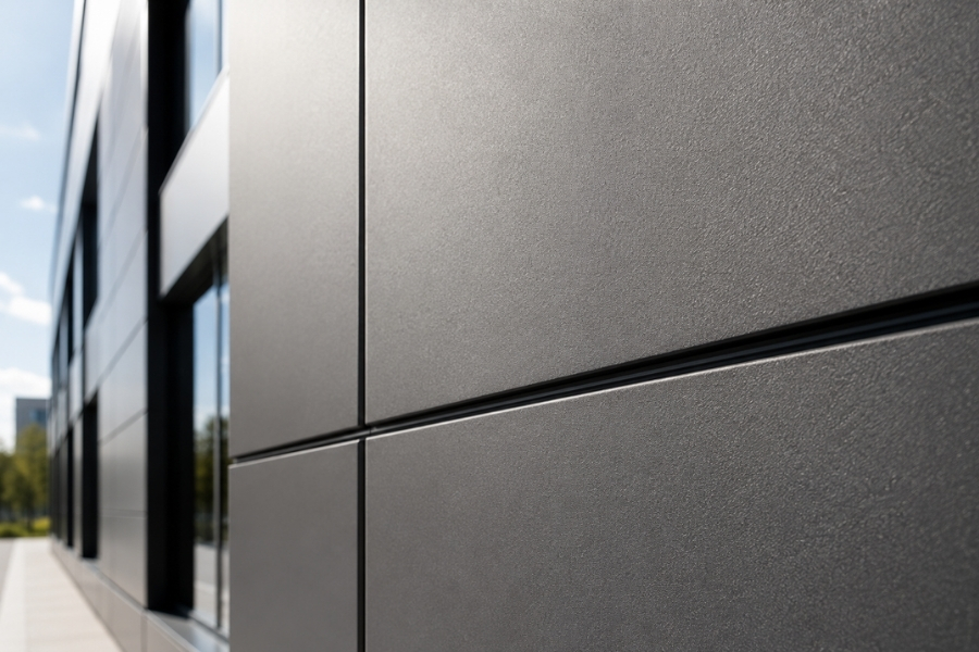 PVDF-coated aluminum cladding panel for modern façade systems