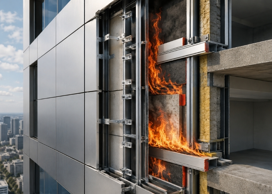Why NFPA 285 Tests Entire ACM Wall Assemblies Instead of Individual Panels