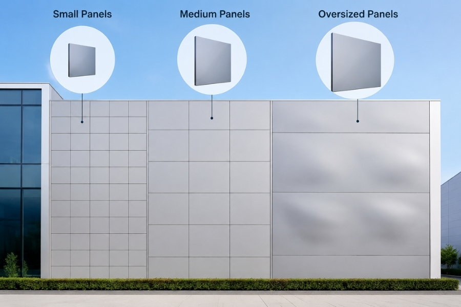 large ACM panel sizes increasing oil canning risk on facade systems large ACM panel sizes increasing oil canning risk on facade systems