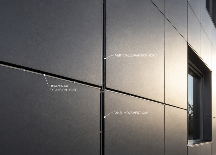 Thermal Expansion in Aluminum Composite Panel Facades and How to Design for It