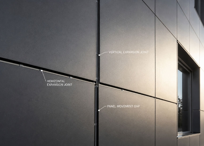 Thermal Expansion in Aluminum Composite Panel Facades and How to Design for It