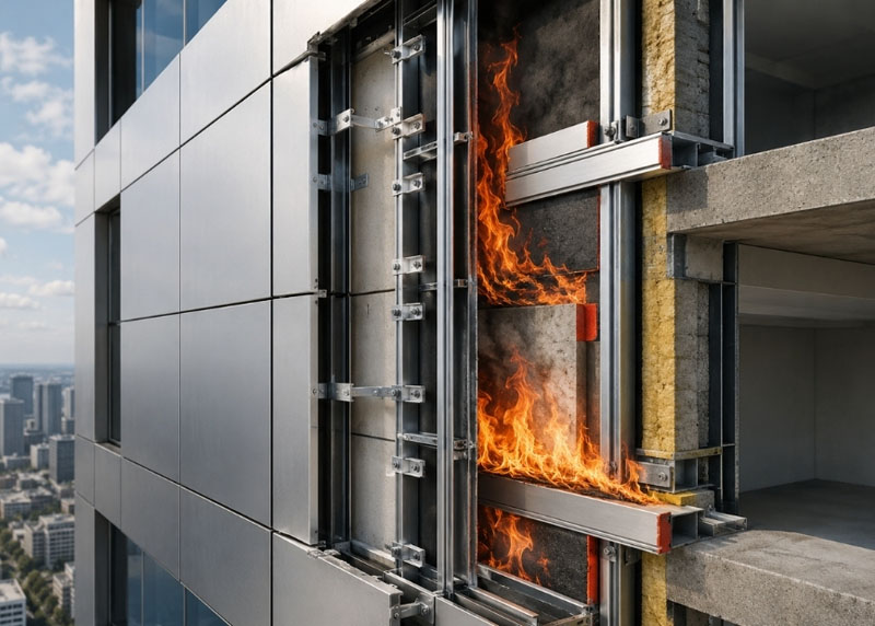 Why NFPA 285 Tests Entire ACM Wall Assemblies Instead of Individual Panels