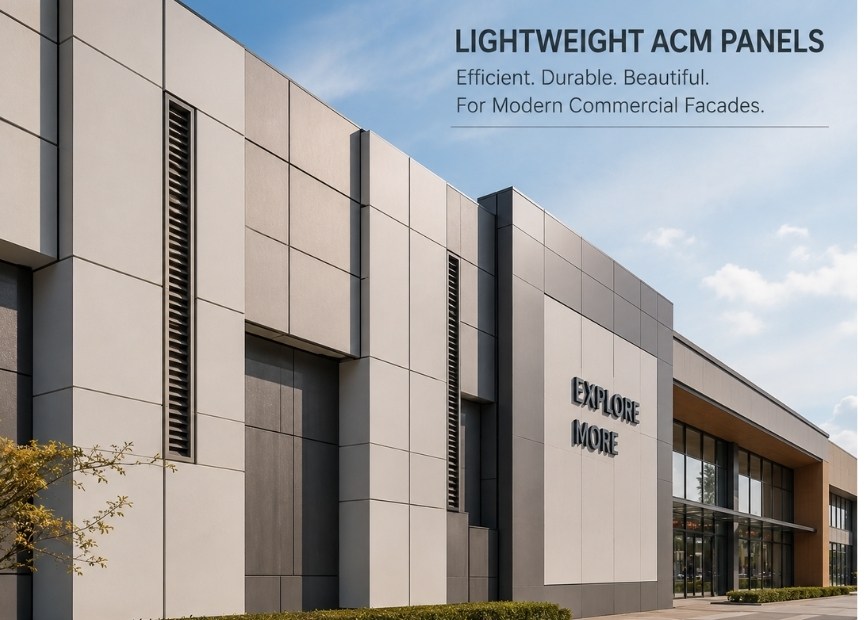 Why Lightweight ACM Panels Have Become a Popular Choice for Commercial Facades